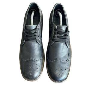 Bed Stu Beacon Mens Size 12 Black Garment Oxford Wingtip Shoes